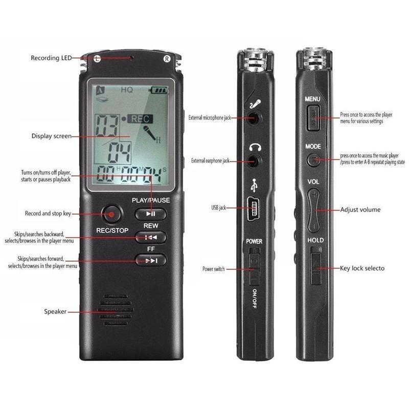 8 GB Digital EVP Recorder - Ghost Hunting Equipment, Paranormal, Spirit Communication, Kit, Kits, Gear, Supernatural 4