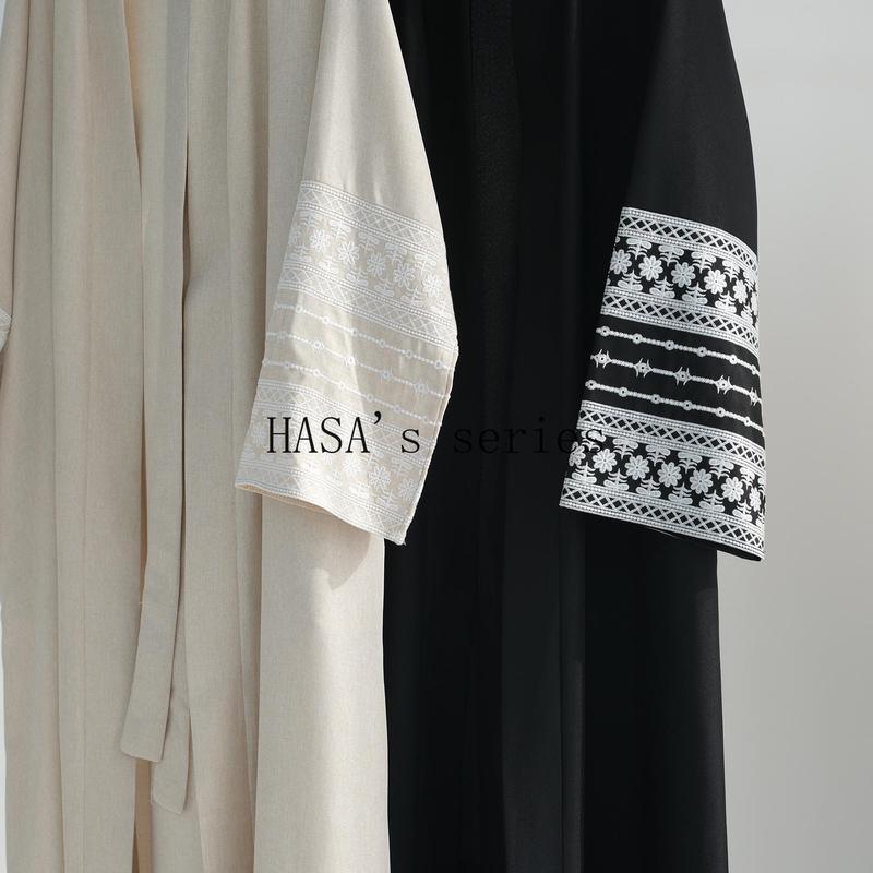 HASA's series  HS0994 Embroidered Elegant Cardigan Robe 1