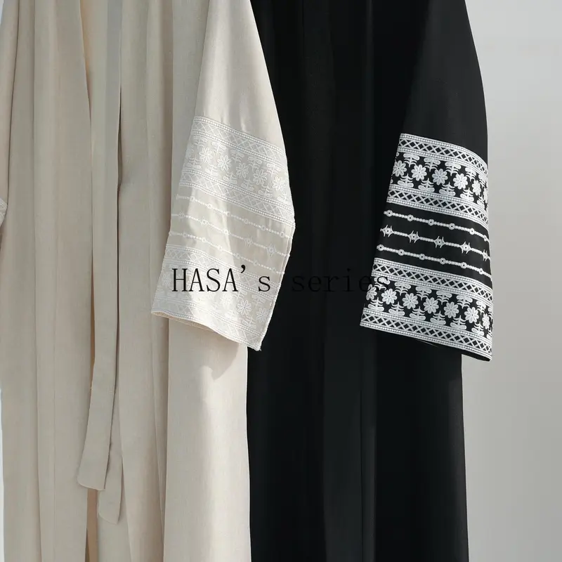 HASA's series  HS0994 Embroidered Elegant Cardigan Robe 1