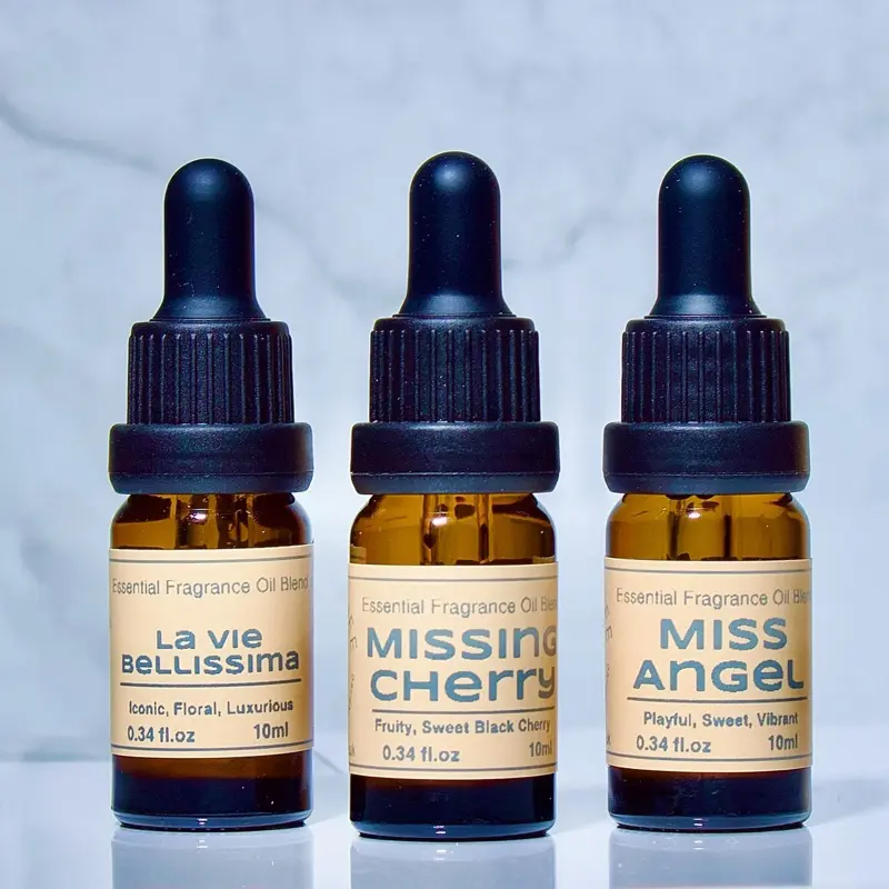 Feminine Essential Fragrance Oil Set - Soft Scent - 3x 10ml - Aromatherapy essential oils blends blend Diffuser oil
