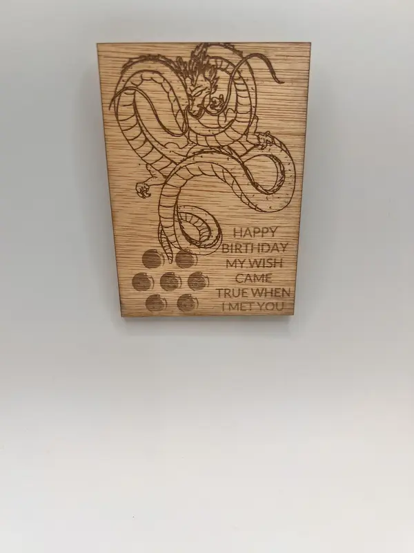Birthday gift Shenron  dragon ball wood magnet Decor Magnetic 2