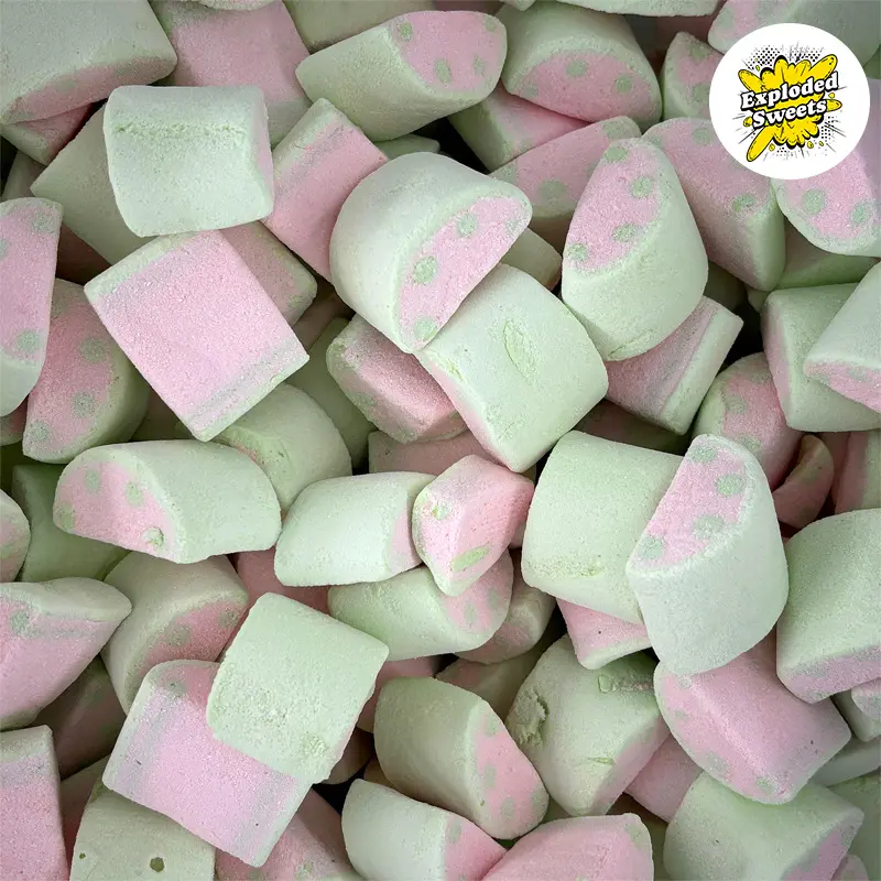 Mallows - Watermelon | Exploded Sweets | Freeze Dried Candy UK Baking Bake
