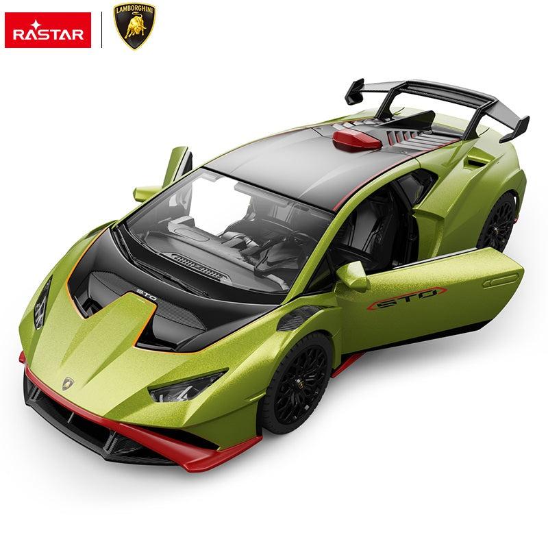 64300 Rastar Lamborghini Huracan STO Die cast 1:32 Toy Car Open Doors - Green 2