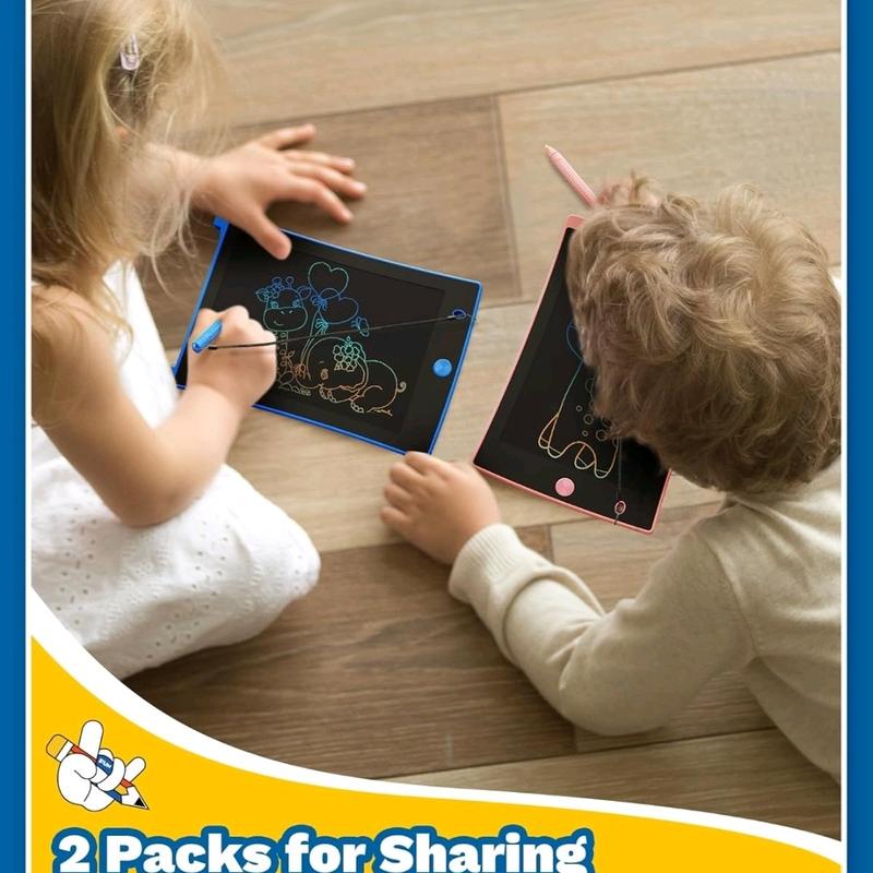 LCD Writing Tablet for Kids with Erasable Drawing Board and Lanyard - 8.5inch Colorful Learning Toys Gift 2