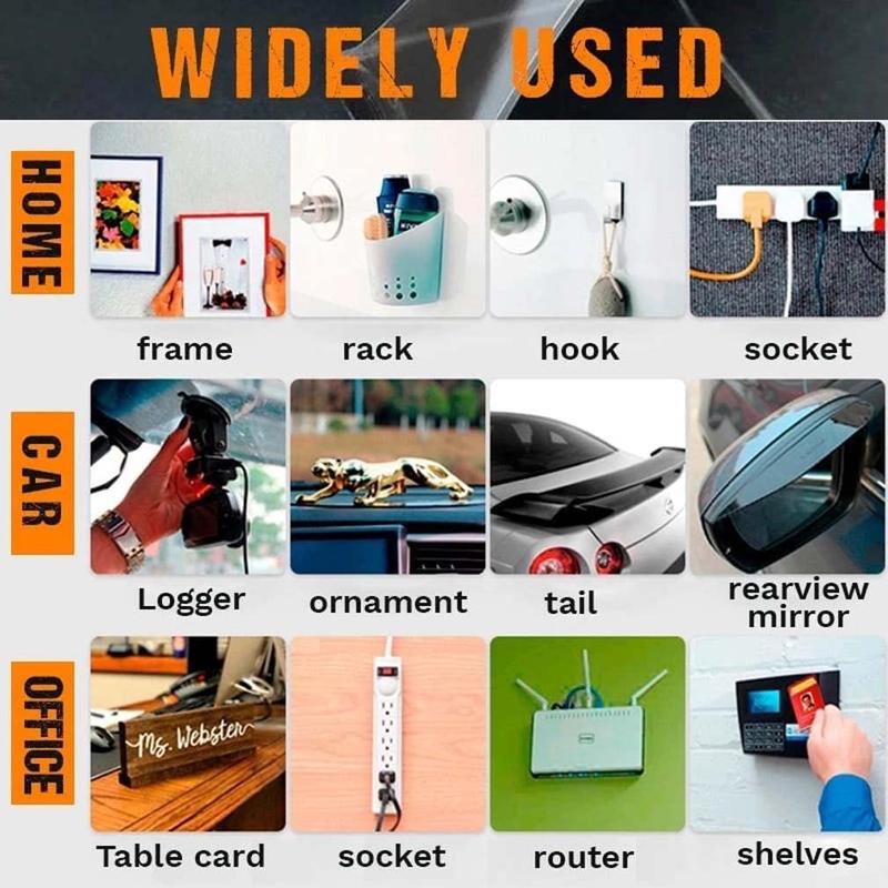 Double Sided Adhesive Tape 60 Pieces - Strong Adhesive Force 2