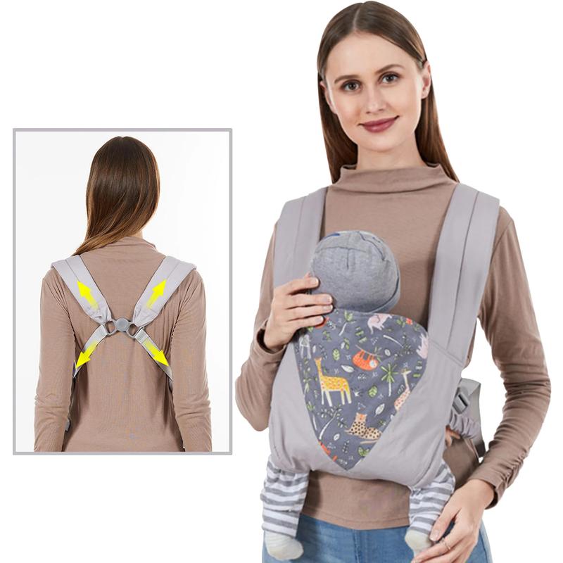DASHY Baby Carrier for Newborn to Toddler Ergonomic Comfortable Effortless to Put On, Ideal for Hands-Free Christmas Gift 3