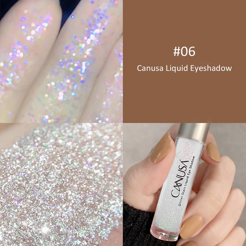 Product Introduction of Canusa Liquid Glitter Eyeshadow -  Quick-Drying for Every Face 2g/0.07 FI0z-Makeup Palette -Blend, Cosmetic 14
