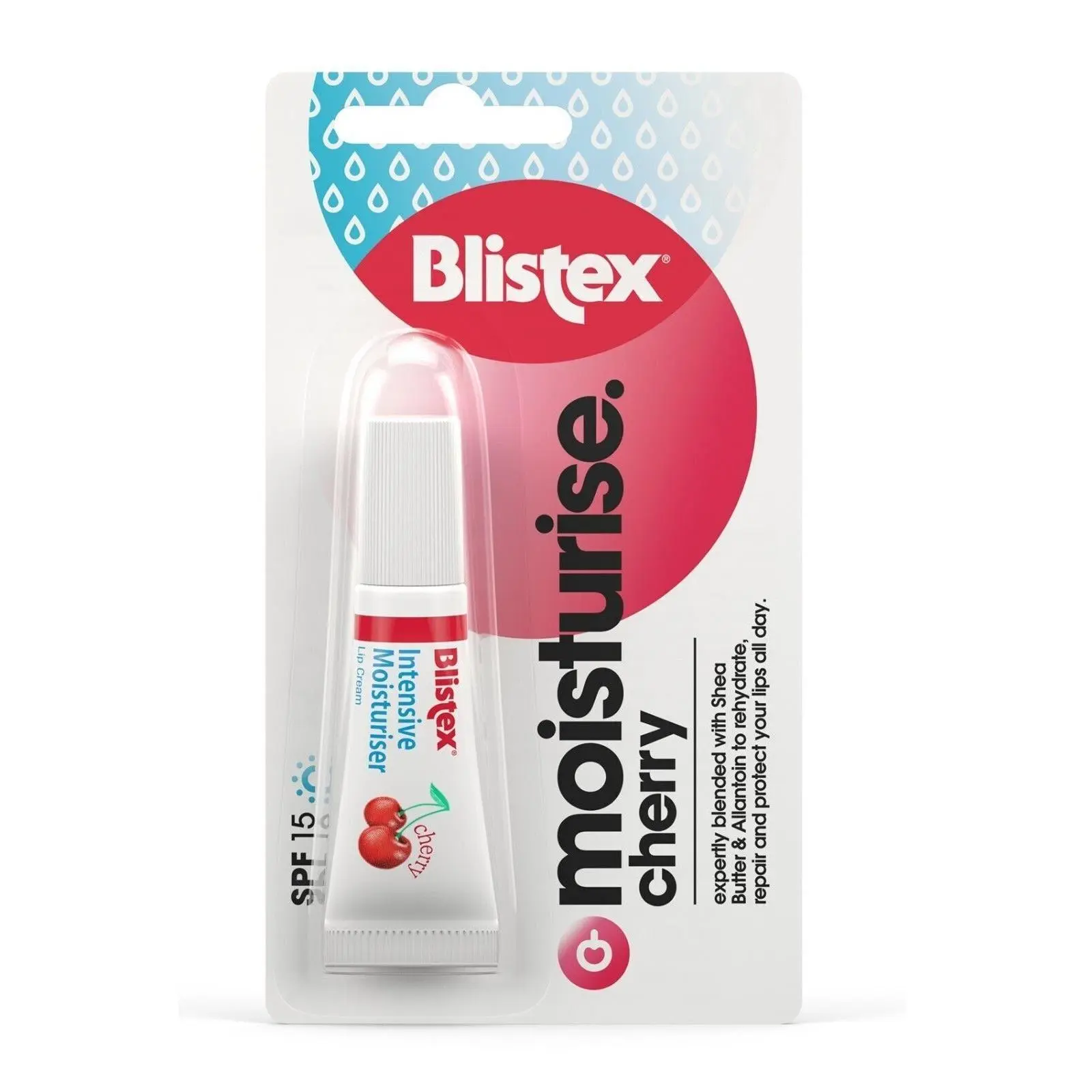 Blistex Intensive Moisturiser Cream Cherry SPF 15 All Around Lip Daily Care 6ml