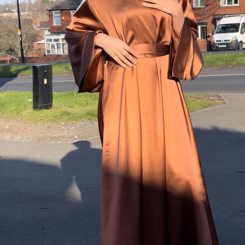Rayshaco halima Abaya- high quality satin 3