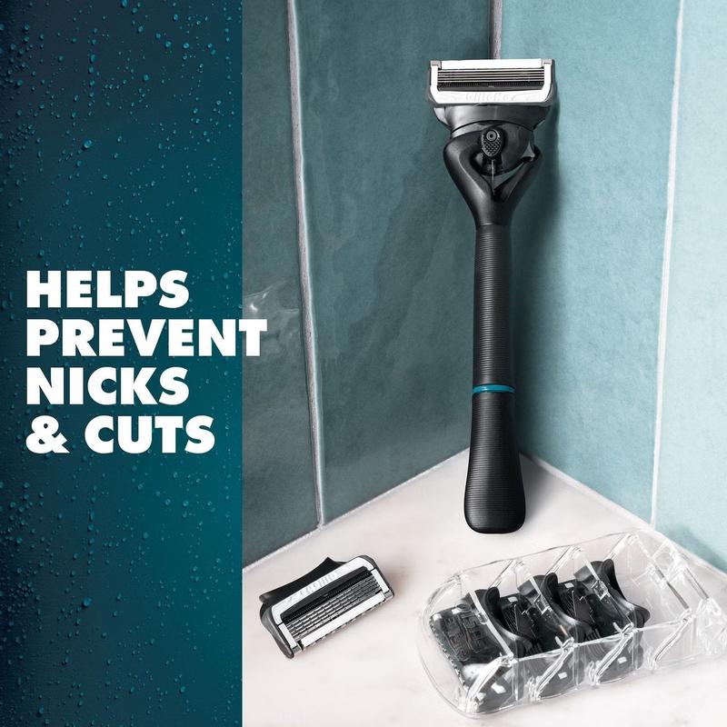 Gillette Intimate Pubic Hair Razor for Men, Gentle Shave with 1 Razor Handle, 1 Blade Refill, and Shower Hook - PrimeGroom UK 2