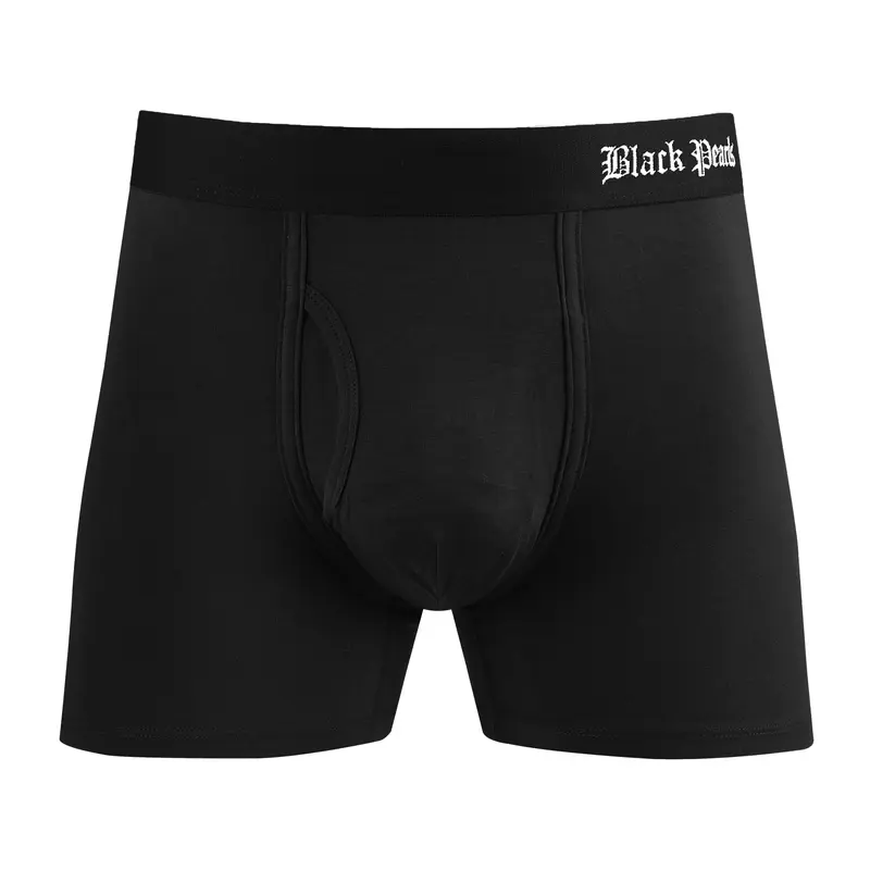Black Pearls Boxer-Shorts 1pcs, Fly Opening Flatlock, Tagless & comfy underwear for active lifestyle Man Menswear 7