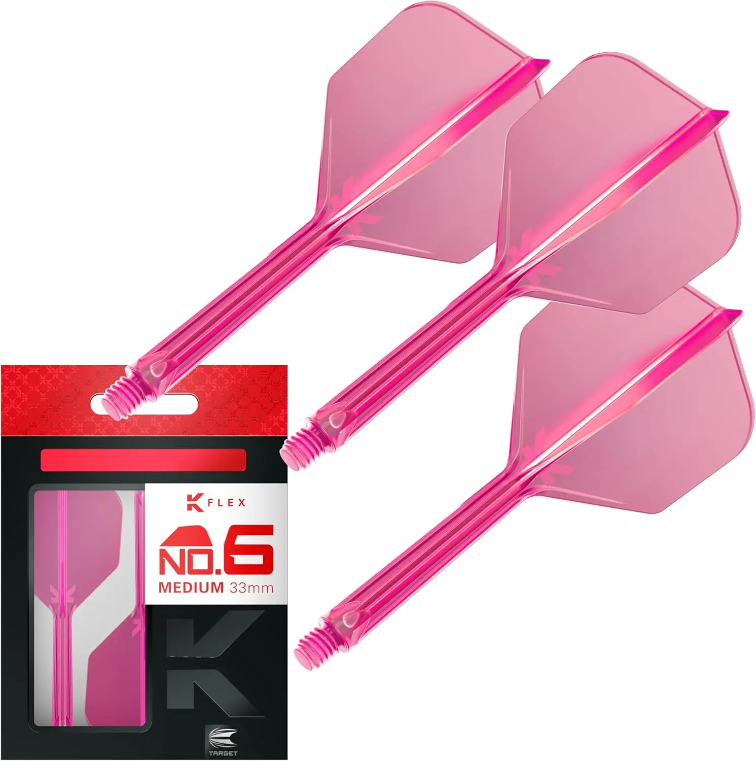 Target Darts K-Flex Flight System No6 - Red