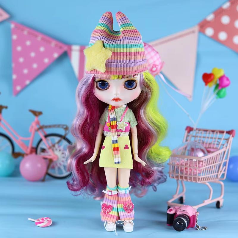 ICY DBS Blyth Doll BJD Joint Body White Skin Dopamine Girl Set 1/6 Toy 30cm Girl Gift Anime 3
