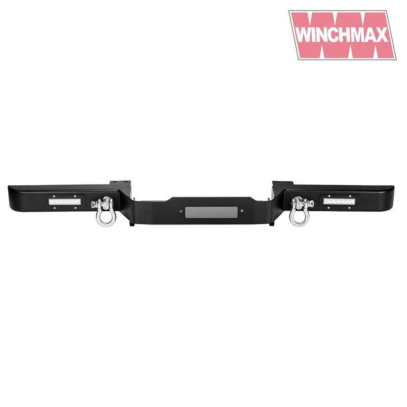13,500lb (6,123kg) 12v Military Grade Winch. Defender Bumper, 25m x 10mm Armourline Rope, Remote Controls. 5