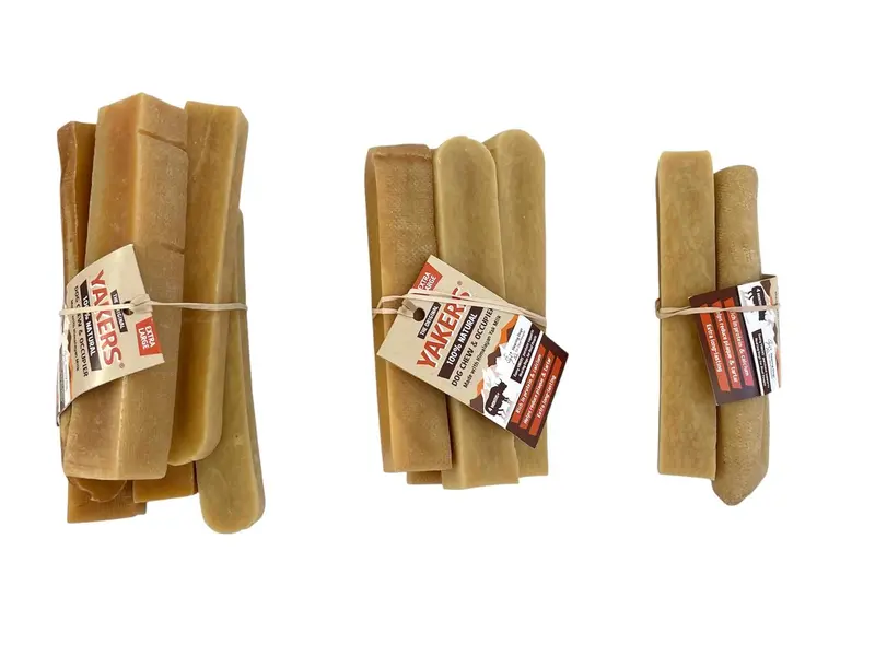 Dog Chew XL Pack of 6 - All-Natural Yak Milk Chew for Large-Sized Dogs - Dental Treat, Gluten-Free, Grain-Free, Long-Lasting, Reduce plaque and tartar, 850g dental  chew dog dental yak  chews bonkers  dogs snack dental pate whimzees  dental dog  advent 5