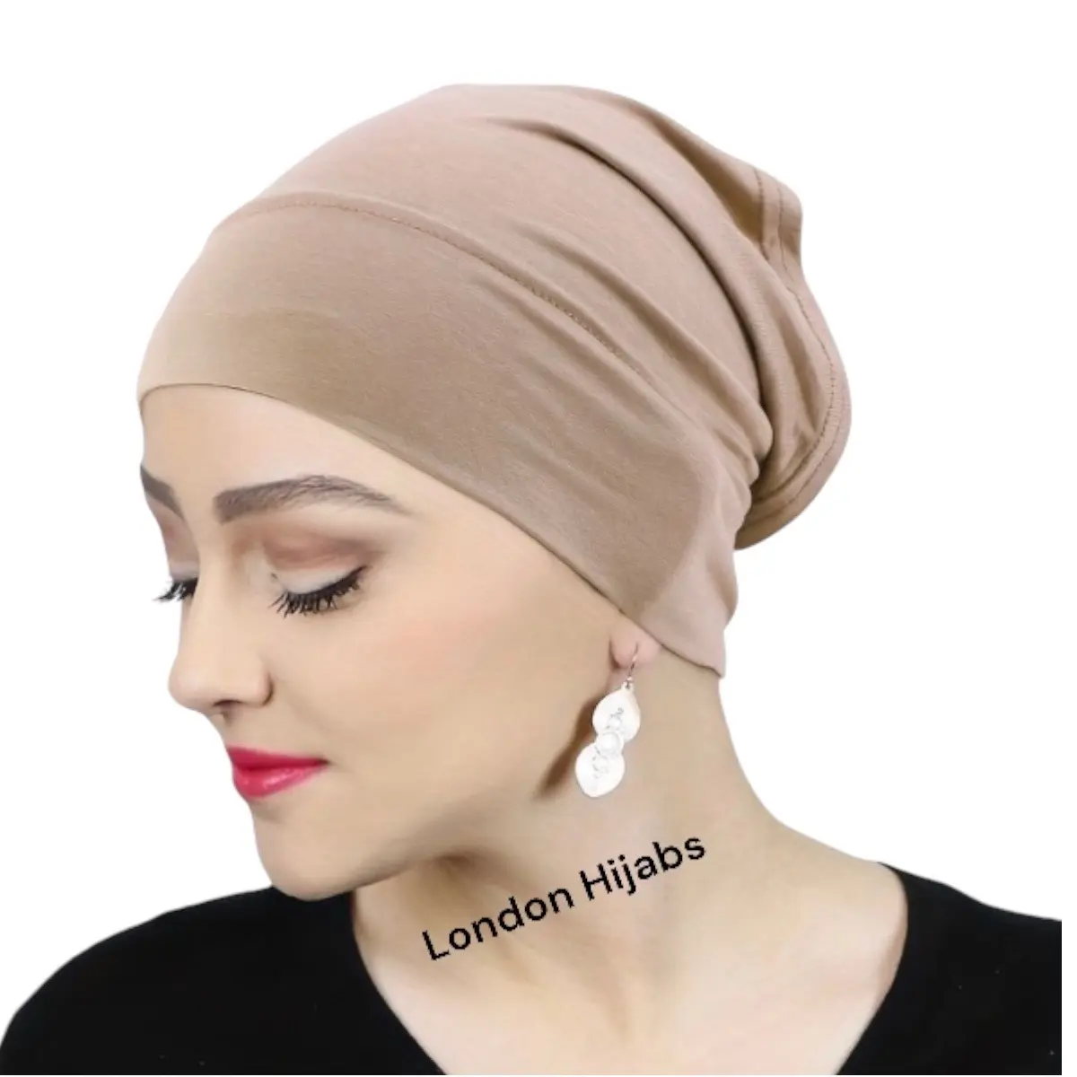 Luxury Bonnet Undercap Tube for Hijabs Chemo Hats Stretchy in Premium Quality