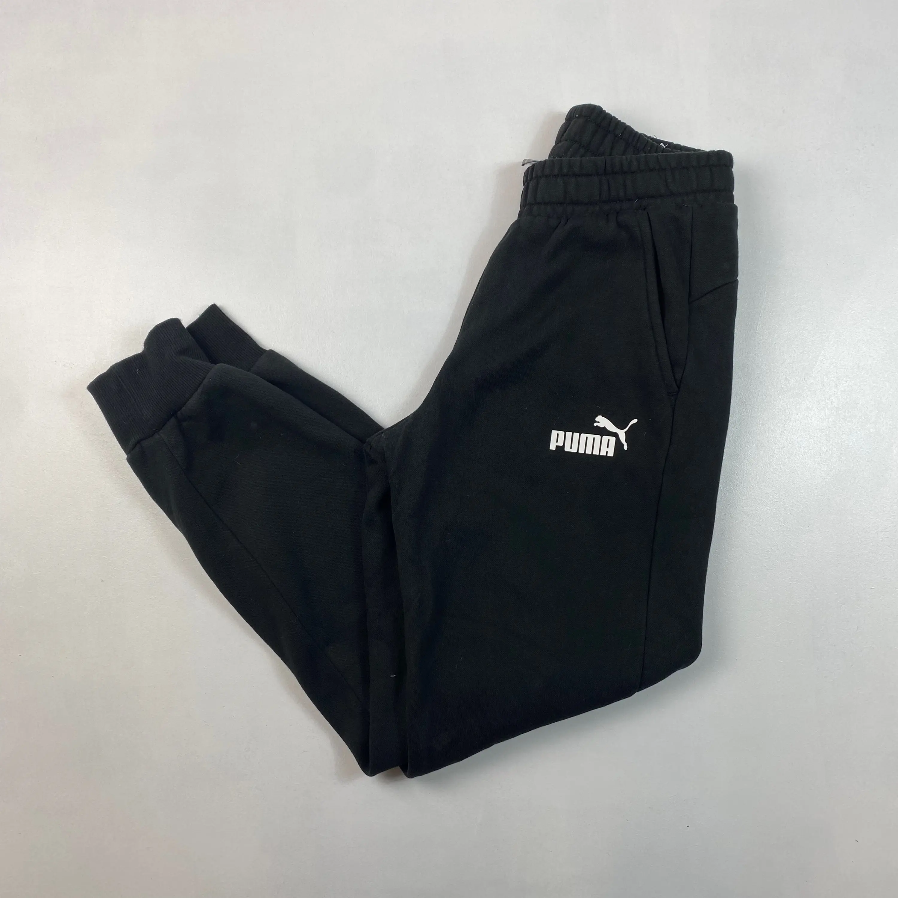 Puma Black Joggers , Size S (Pre-Owned)