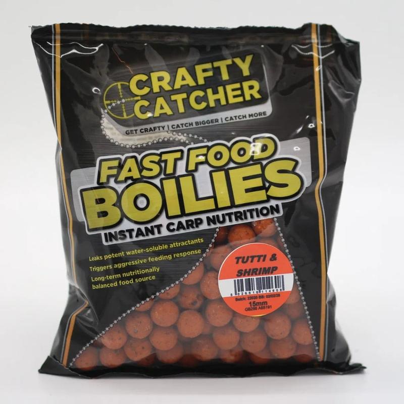 CRAFTY CATCHER FAST FOOD BOILIE RANGE 15mm 500g 3
