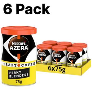 6 x 75g Nescafé Azera Craft Coffee – Perky Blenders Edition – Instant Barista-Style Coffee – Best Before 11/2025 Beverage Taffy
