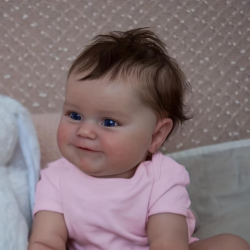 20inch 50cm Adorable Reborn Baby Doll With Full Body Vinyl Newborn Bebe Girl Princess Toddler Bath Toy Lovely Birthday Gift For Kids 0