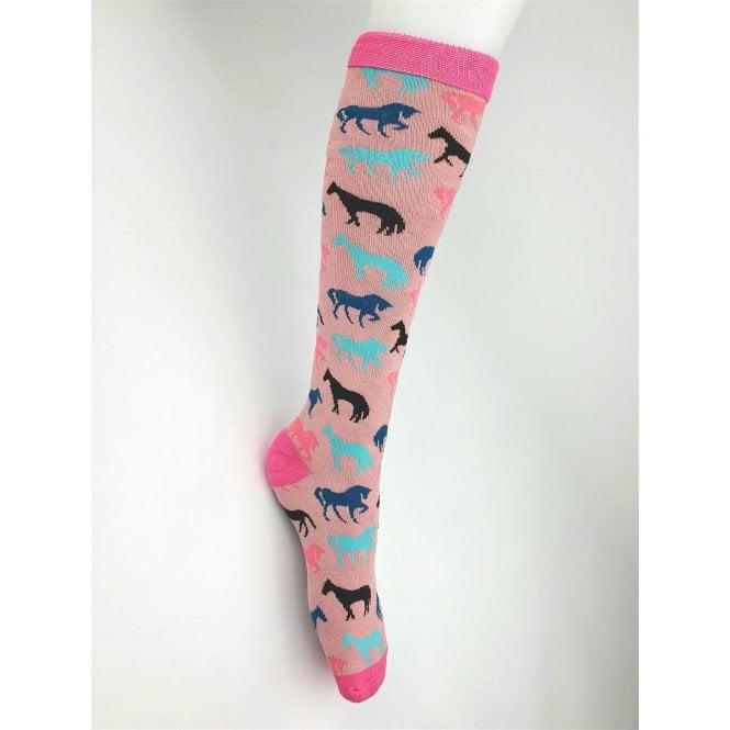 Hazy Blue Welly Socks (Sizes 3-8) 8