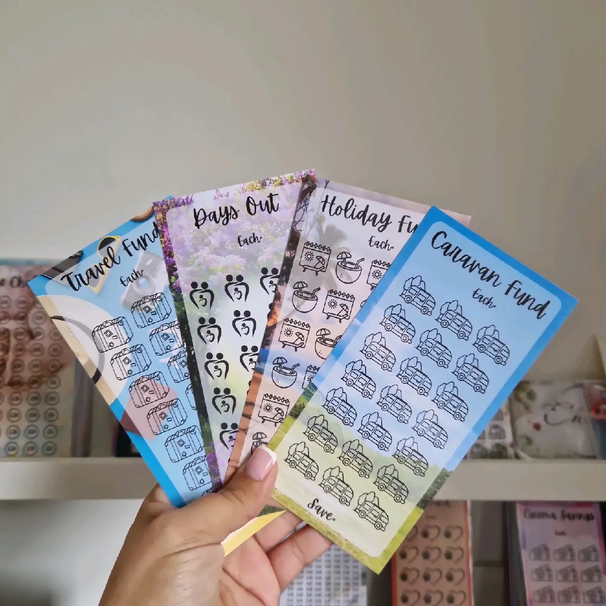 holiday/travel/caravan/days out savings tracker
