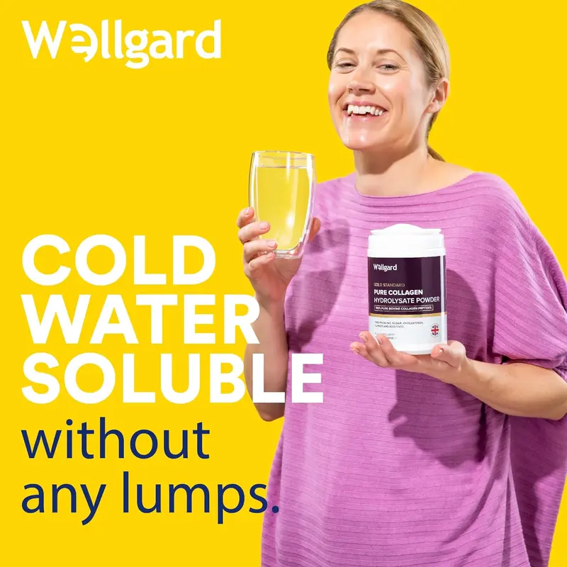 Wellgard Gold Standard Bovine Collagen Peptides Powder – High in 8 Essential Amino Acids, Halal & Kosher Collagen Supplement 4