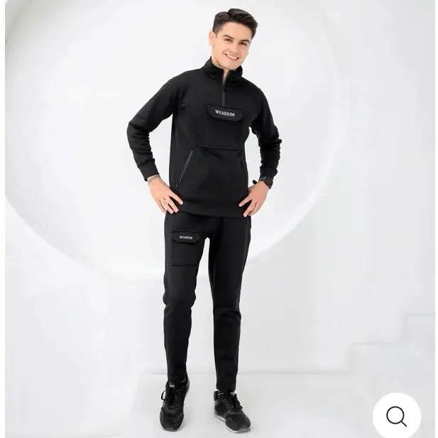 Men's Regular Fit Two Piece tracksuit design 2025- Overalls, Menswear Soft Matching Tracksuit