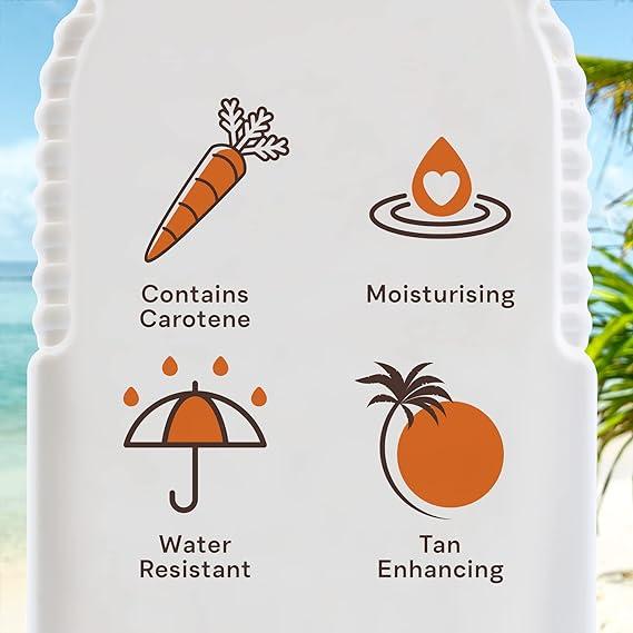 New Malibu Sun Bronzing Fast Tanning Body Butter with Beta Carotene ,Free gifts, Tropical Coconut Fragrance, 300ml Body Care Cream Lotions Moisturizing Pack Comfort Free gifts Moisturizer Cosmetic Skin Care Skin Repair  Moisture Hydrating Scented 4