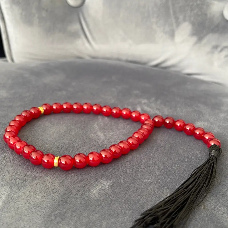 Glass beaded tasbeeh 33 beads 1