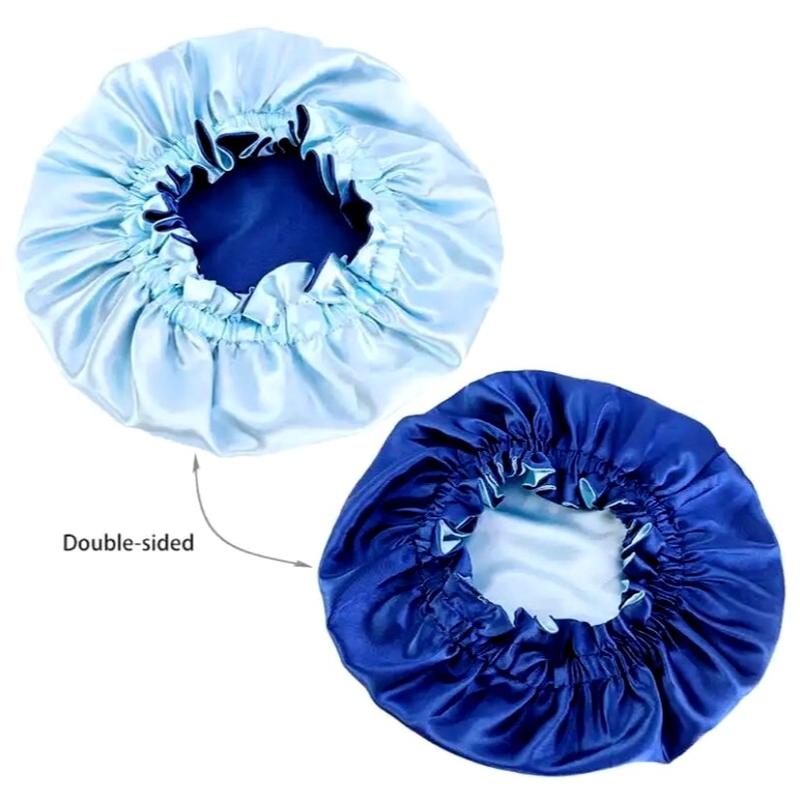 Protective Satin Silk Hair Bonnet - Durable & Reusable 2