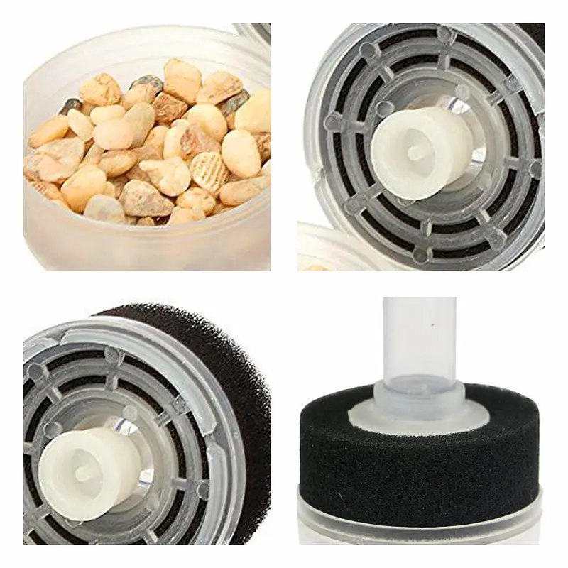 Small Aquarium Filter Fish Tank Shrimp Pond Air Pump Sponge Filter Useful Easy Installation Reusable Aquarium Accessories New 3