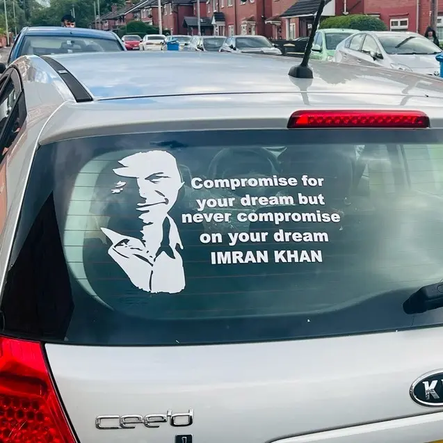 Kaptan’s Portrait for Car with Quotation