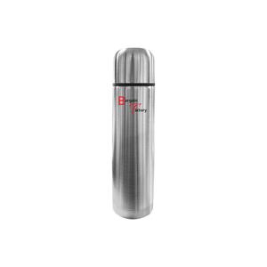 Bargain Factory Thermal Flask - Double Walled Vacuum Insulated Flask - Cold & Hot Water Flask, Stainless Steel Water Bottle 500ml & 1 LTR, Leak Proof, Sliver (500ML Flask) Drinkware Beverage Preservation Winter Portable Bottled Tumbler Mug