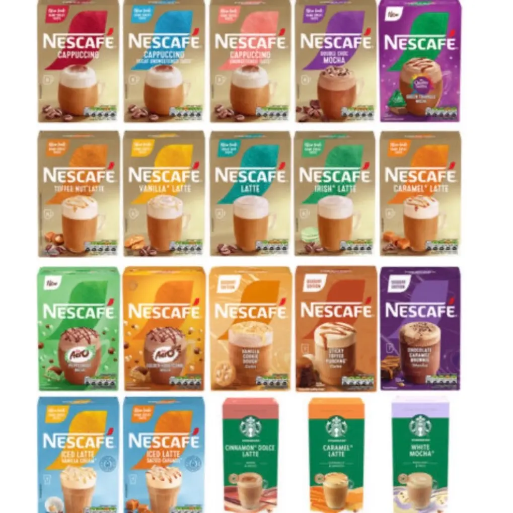 CHOOSE YOUR BUNDLE Nescafé instant coffee sachets (1 box = 8 sachets) Beverage