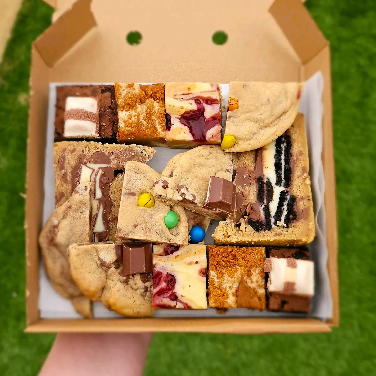 The Broken Bakes Box (Regular)  / Brownies / Blondies / Cookies / Cookie Pies / Cakes / Postable Treats
