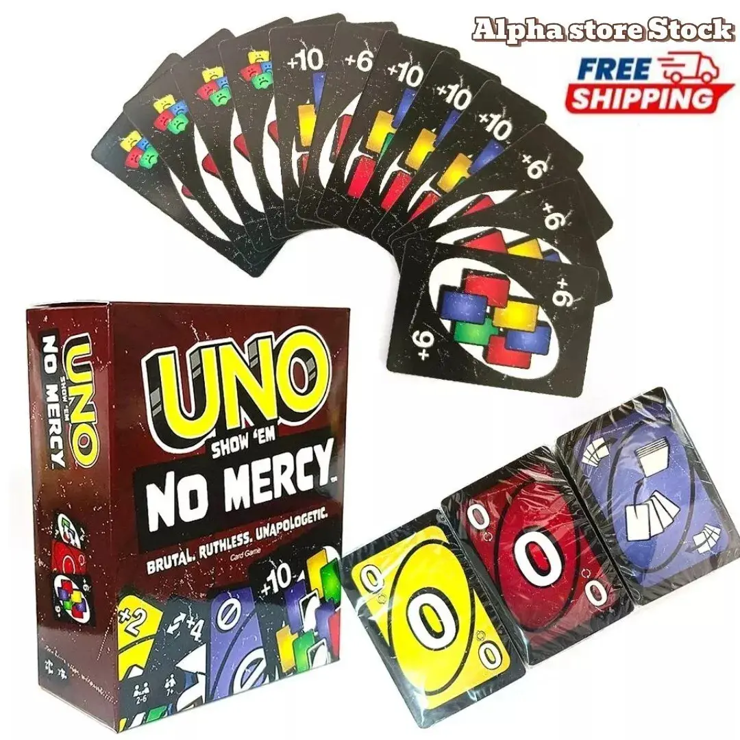 No Mercy Playing Card Game Family Children Friends Party Entertainment Cards