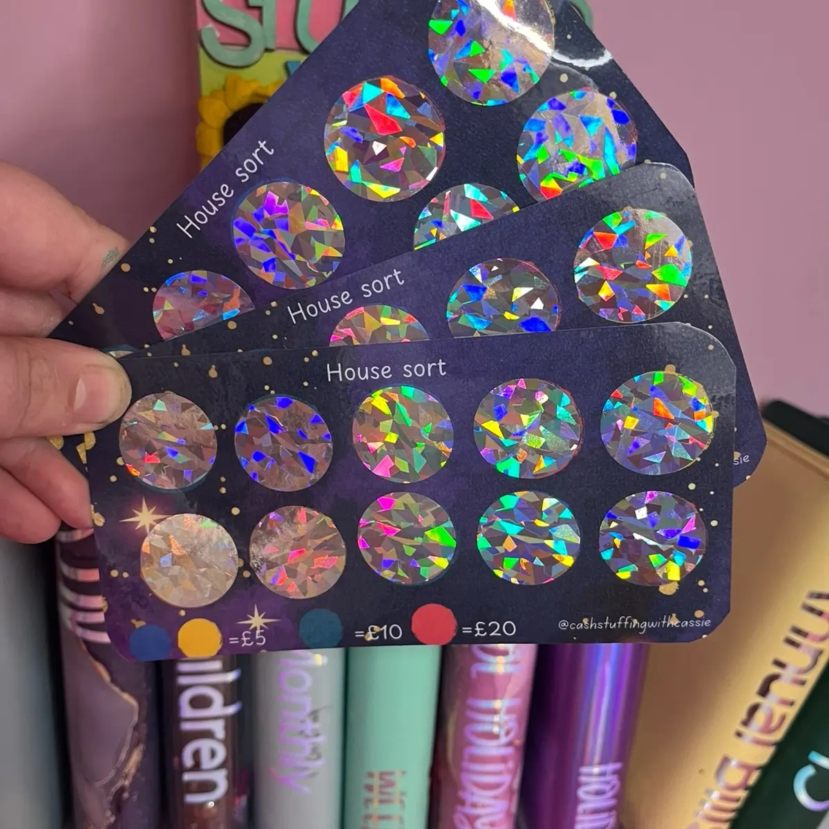 SORTING HAT SCRATCH & SAVE saving challenge  Laminated Cash Wallet Tracker | Low Budget | Cash Envelope | Savings | Challenge | Cash Stuffing
