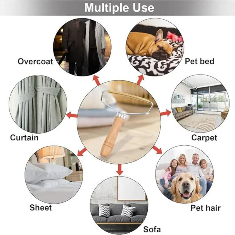 Portable Reusable Lint Remover for Carpets – Multi-Purpose Pet Hair and Fabric Roller, Ideal for Carpet, Clothes, and Furniture Cleaning 3