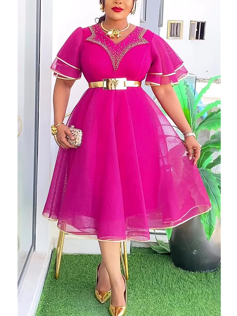 Product Introduction of African Dresses for Women Plus Size Africa Clothes Dashiki Ankara Turkey Outfits Gown Elegant Muslim Wedding Party Long Dress 0