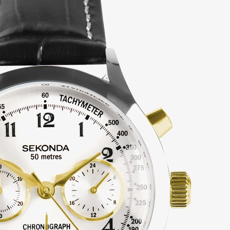 Sekonda Archer Silver Chronograph Watch 30235 1