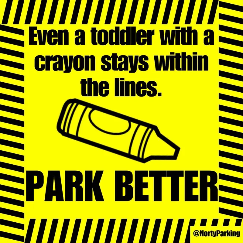 Prank Parking Stickers – 6x Mix pack - 2x Crayon, 2x Great work, 2x ‘C*NT’ - Joke Car Stickers for Awful Drivers 2
