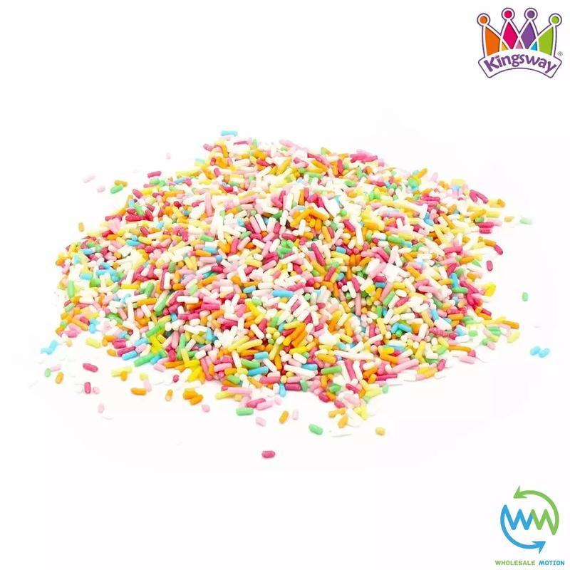 SUGAR STRANDS Sprinkles CAKE TOPPINGS 100's & 1000's Candy CUPCAKE DECORATIONS 1