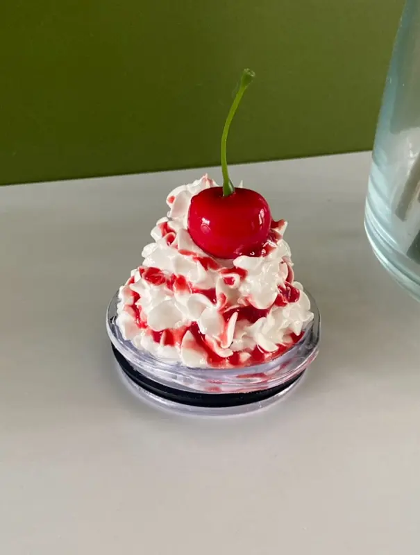Faux Whip Topper Tumbler Lid for 20oz Tumbler - with or without Sprinkles 0