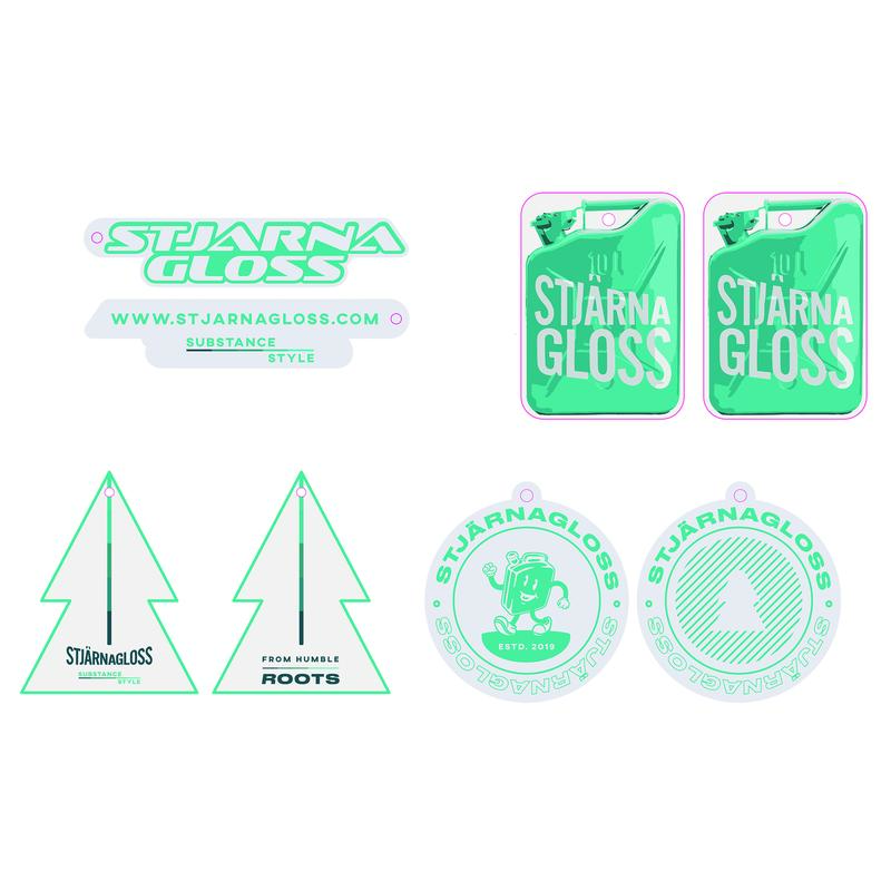 Stjarnagloss Fuel Can Air Freshener - Hanging Type - Aftershave Aroma 4
