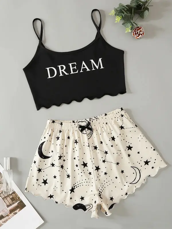 Sexy Leopard Print V-Neck Sling Pajama Set – Sleeveless Top & Shorts Sleepwear 4