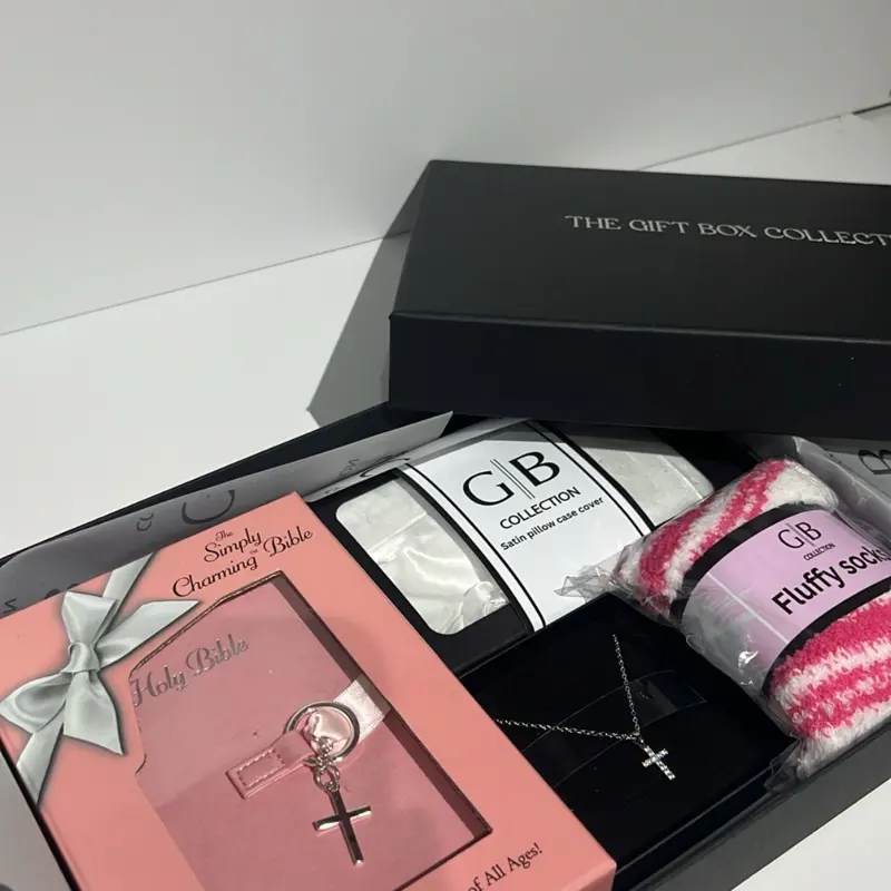 Small luxury pink faith gift box