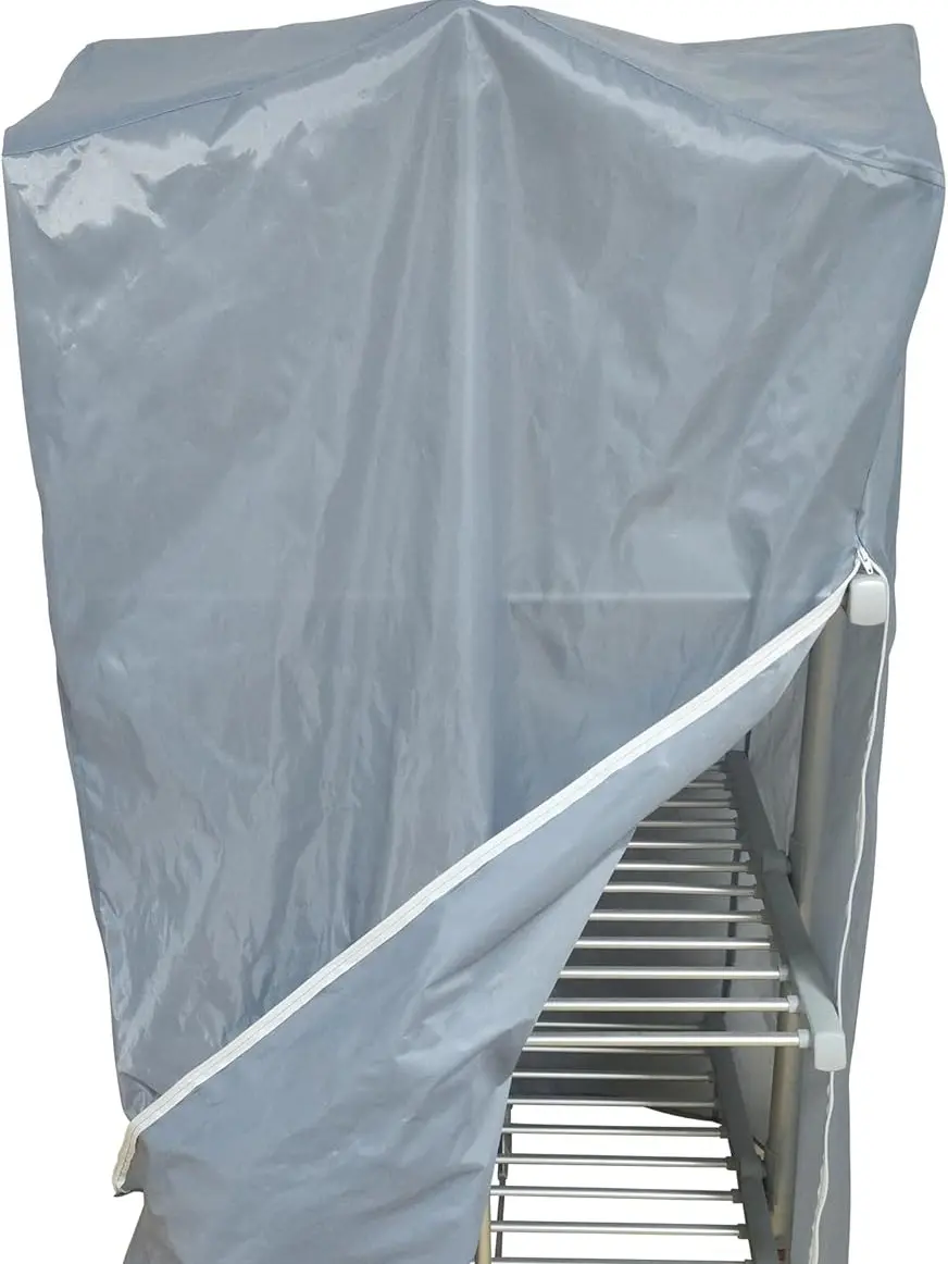 Daewoo Heated Clothes Airer Cover, 3 Tier Airer Cover With Zip, Improves The Performance Of Your Heated Airer, Speeds Up Drying Time, Keeps Heat Contained, Perfect Companion To The 3 Tier Airer Protector Decor Disposable Pack