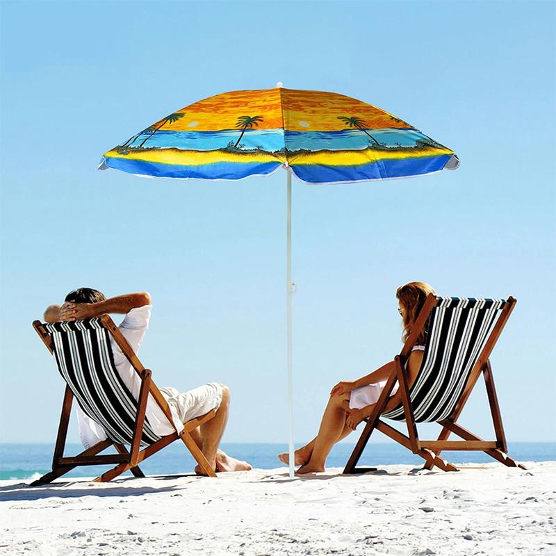 Product Introduction of 1.8m Beach Parasol Garden Parasol Sunshade for Outdoor Terrace 8