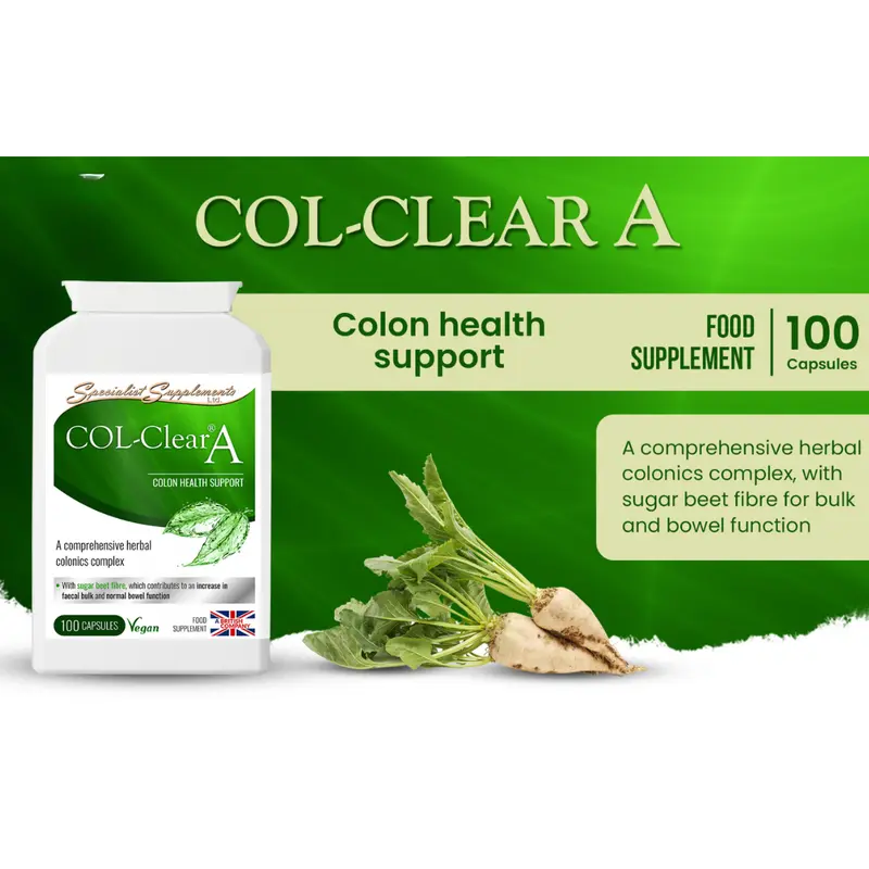Specialist Supplements COL-CLEAR A Colon Cleanse  100 Capsules 3